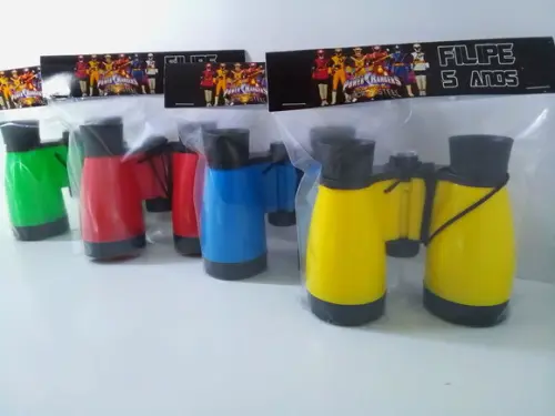 Binoculo Cores Sortidas Personalizado no Tema Power Rangers