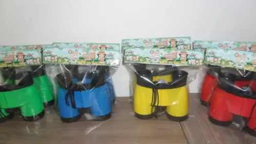 Binoculo Cores Sortidas Personalizado Tema Safari Menina