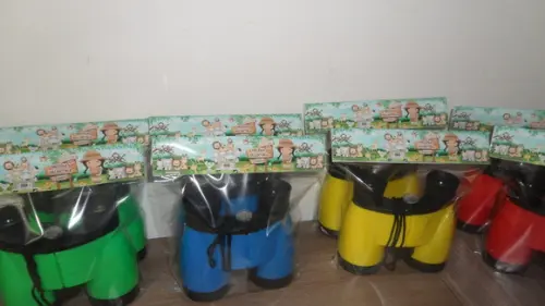Binoculo Cores Sortidas Personalizado Tema Safari Menina
