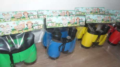 Binoculo Cores Sortidas Personalizado Tema Safari Menina