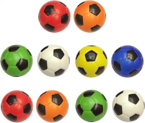 Bola Futebol 6 cm Macia + Tag +fita