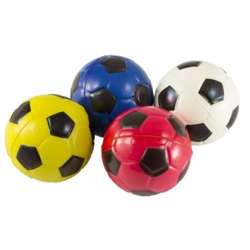Bola Futebol 6 cm Macia + Tag +fita