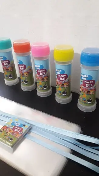 Bolhas de Sabão Personalizado em Qualquer Tema