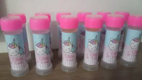 Bolhas de Sabão Personalizado em Qualquer Tema