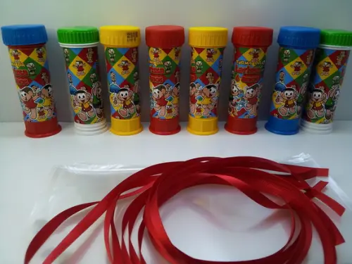 Bolhas de Sabão Personalizado Turma da Monica