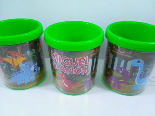 Caneca Personalizada com Papel Fotografico Dinossauros