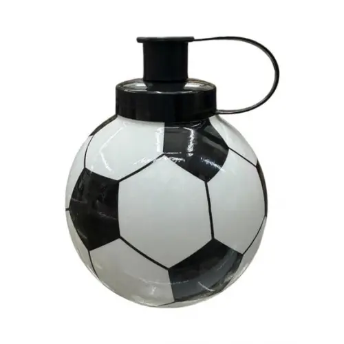 Copo Bola Futebol com Canudo 450ml