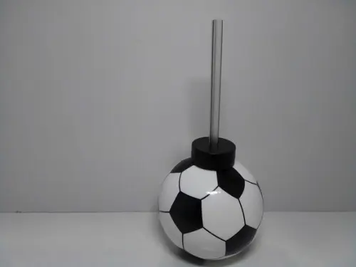 Copo Bola Futebol com Canudo 300ml