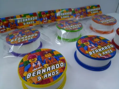 Copo Retratil + Lanternas Cores Sortidas Tema Lego