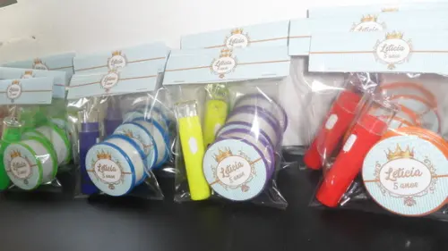 Copo Retratil + Lanternas Cores Sortidas Tema Realeza