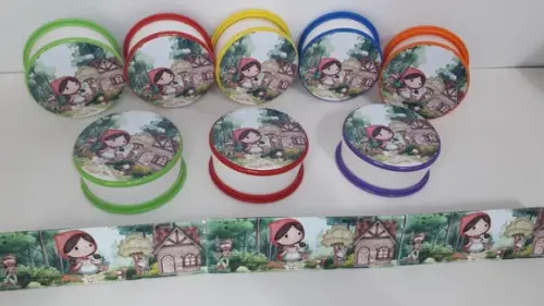 Copo Retratil Cores Sortidas Chapeuzinho Vermelho