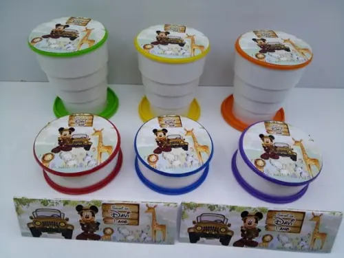 Copo Retratil Cores Sortidas Mickey Safari