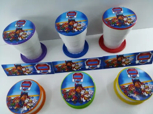 Copo Retratil Cores Sortidas Patrulha Canina