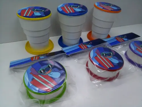 Copo Retratil Cores Sortidas Stitch