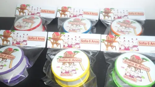 Copo Retratil Cores Sortidas Tema Familia Sylvanian