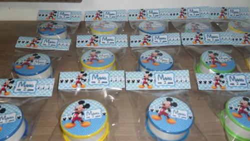 Copo Retratil Cores Sortidas Tema Mickey e Minnie