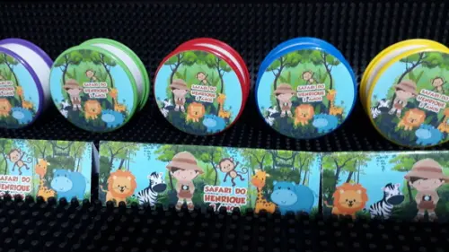 Copo Retratil Cores Sortidas Tema Safari Baby