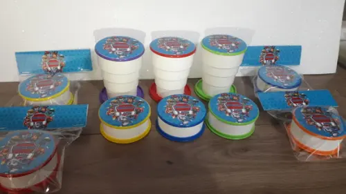 Copo Retratil Personalizado Patrulha Canina