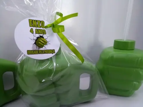 Copo Super Mão do Hulk com Canudo 450ml