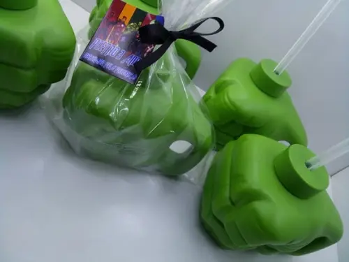 Copo Super Mão Vingadores com Canudo 450ml