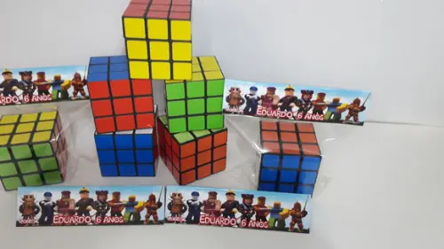 Cubo Magico Personalizado Lapela com Tema Roblox