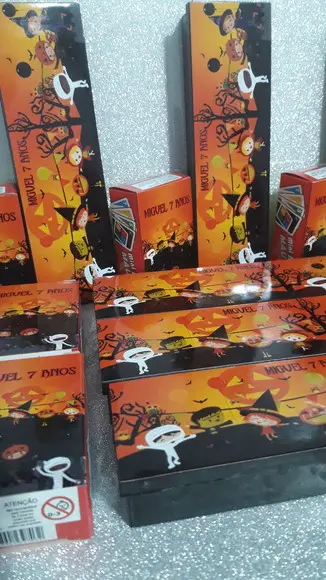 Domino Personalizado + Mini Mau Mau Tema Dia das Bruxas