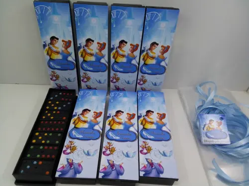 Domino Personalizado Tema Cinderela