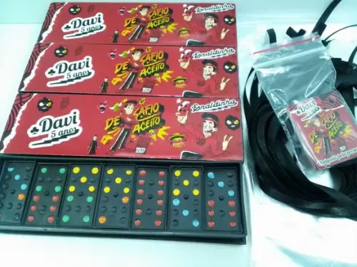 Domino Personalizado Tema Enaldinho