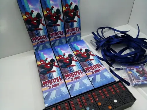 Domino Personalizado Tema Homem Aranha