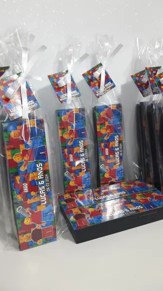 Domino Personalizado Tema Lego