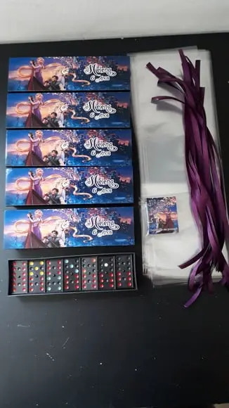 Domino Personalizado Tema Rapunzel