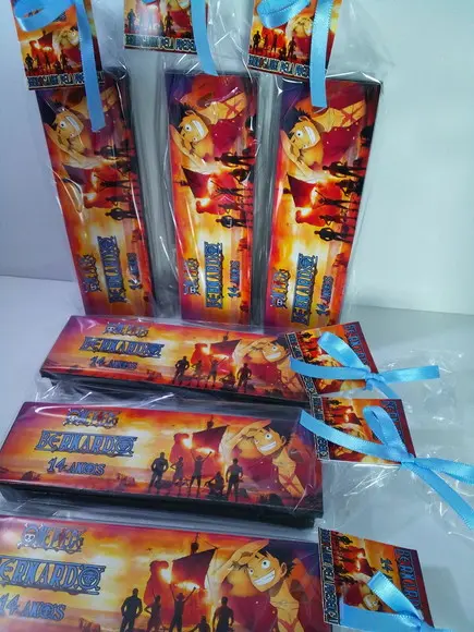 Domino Personalizado Tema One Piece