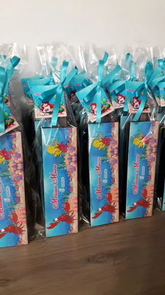Domino Personalizado Tema Pequena Sereia