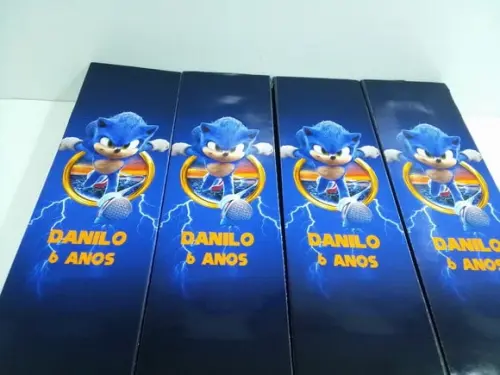Domino Personalizado Tema Sonic
