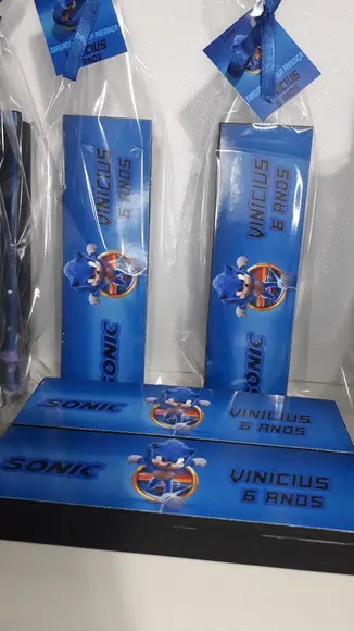 Domino Personalizado Tema Sonic