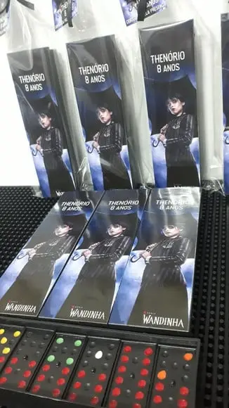 Domino Personalizado Tema Wandinha