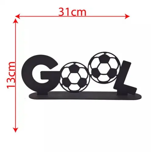 Kit 4 Display para Decoração de Festa Tema Futebol