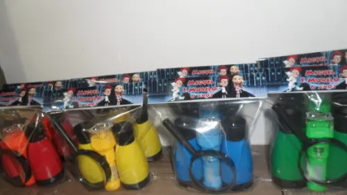 Kit Binoculo + Lanterna Colorida + Lupa Personalizado