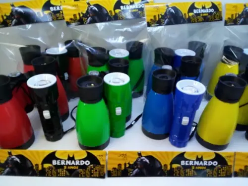Kit Binoculo + Lanterna Tema Batman