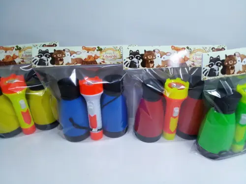 Kit Binoculo + Lanterna Tema Bosque
