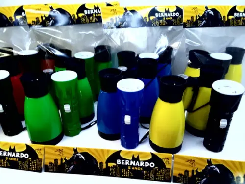 Kit Binoculo + Lanterna Tema Batman