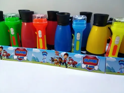 Kit Binoculo + Lanterna Tema Patrulha Canina