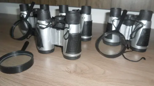 Kit Binoculo + Lupa