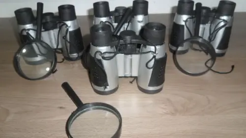 Kit Binoculo + Lupa