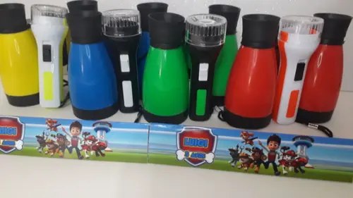 Kit Binoculo e Lanterna Personalizado Patrulha Canina