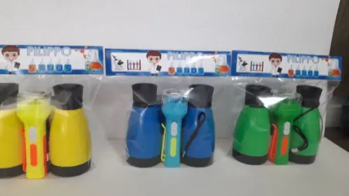 Kit Binoculo e Lanterna Personalizado Tema Cientista