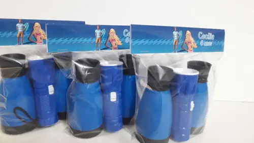 Kit Binoculo e Lanterna Personalizado Tema Ken
