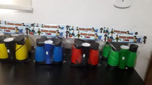 Kit Binoculo e Lanterna Personalizado Tema Kratts