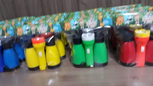 Kit Binoculo e Lanterna Personalizado Tema Safari Baby