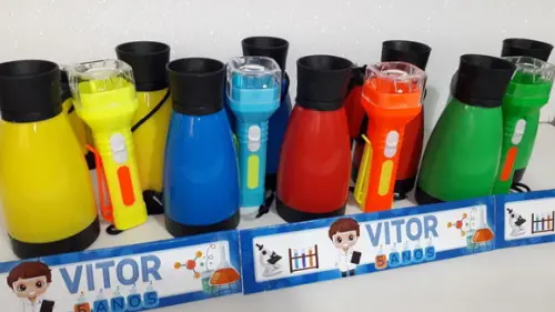 Kit Binoculo e Lanterna Tema Cientista